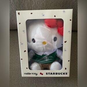Starbucks × Hello Kitty 2025 Holiday Boxed Plush Limited Edition